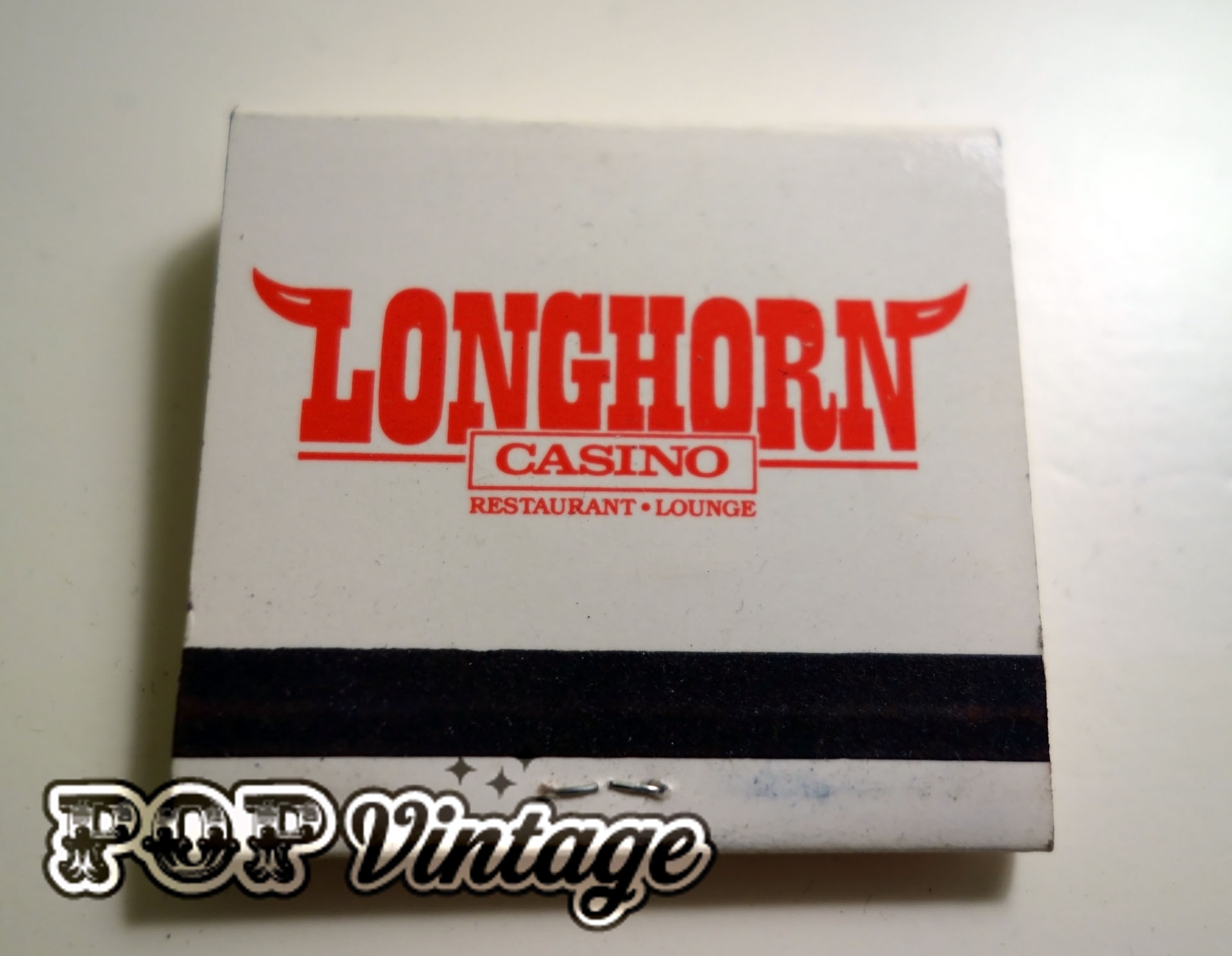 Vintage Vegas Matchbook – Longhorn Casino